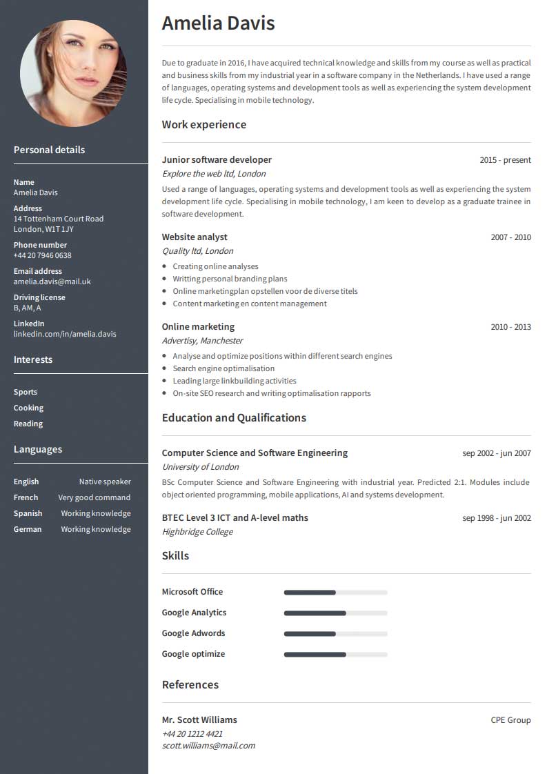 Exemple de CV-uri gratuite Exemple de CV-uri gratuite